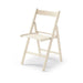 FOLDING WOODEN CHAIR FLEX WHITE 42.5X47.5X79 CM. - Трапезни столове<<<Мебели и обков<<<Мебели и
