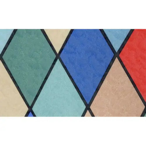 FOLIO STAINED GLASS 67CM PATIFIX GLASS WINDOW WITH RHOMBUS - Самозалепващо се фолио<<<Декорации<<<Мебели и