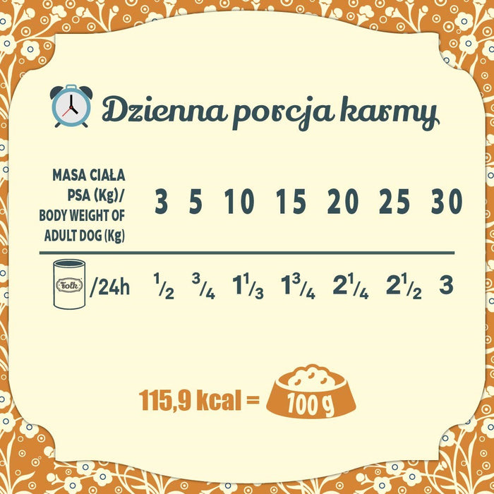 FOLK Traditional polish rabbit feast - wet dog food - 400g