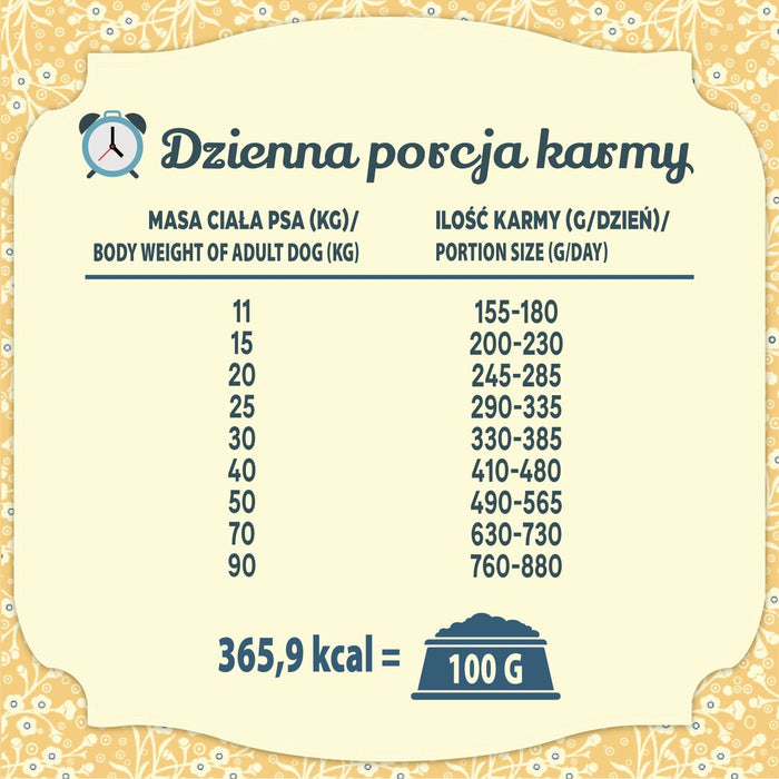 FOLK Medium and large breeds Kashubian-style fish specialty with apples, parsley and lovage - dry dog food - 12kg