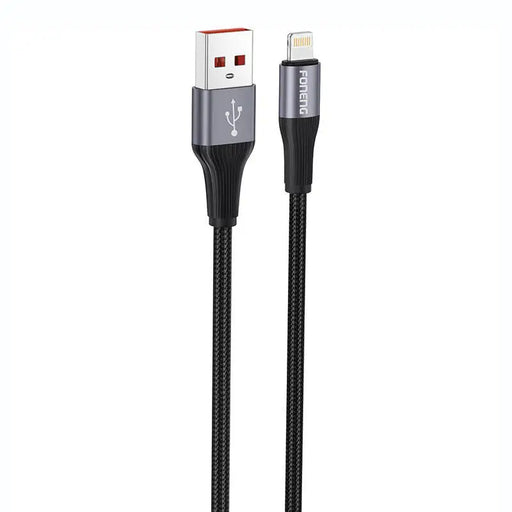 Foneng X112 USB-A to Lightning cable 2.4A 1m (black) - USB to Lightning<<<USB cables<<<GSM Accessories<<<InnproXML