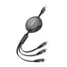 Foneng X113 3-in-1 Cable 1.1M (black) - Combo Cables<<<USB cables<<<GSM Accessories<<<InnproXML