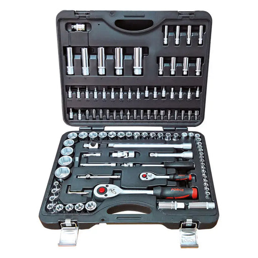 FORCE 108 PIECE TOOL SET - Комплекти вложки и тресчотки<<<Ръчни инструменти<<<Инструменти и