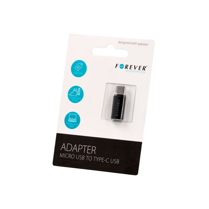 FOREVER ADAPTER MICRO USB - TYPE-C