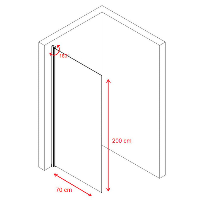MOVABLE SCREEN 70X200 FORMA VITA SW-J02-1