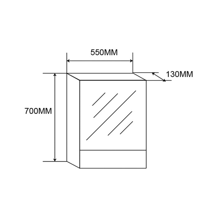 BATHROOM CABINET WITH MIRROR FORMA VITA 15-60/3