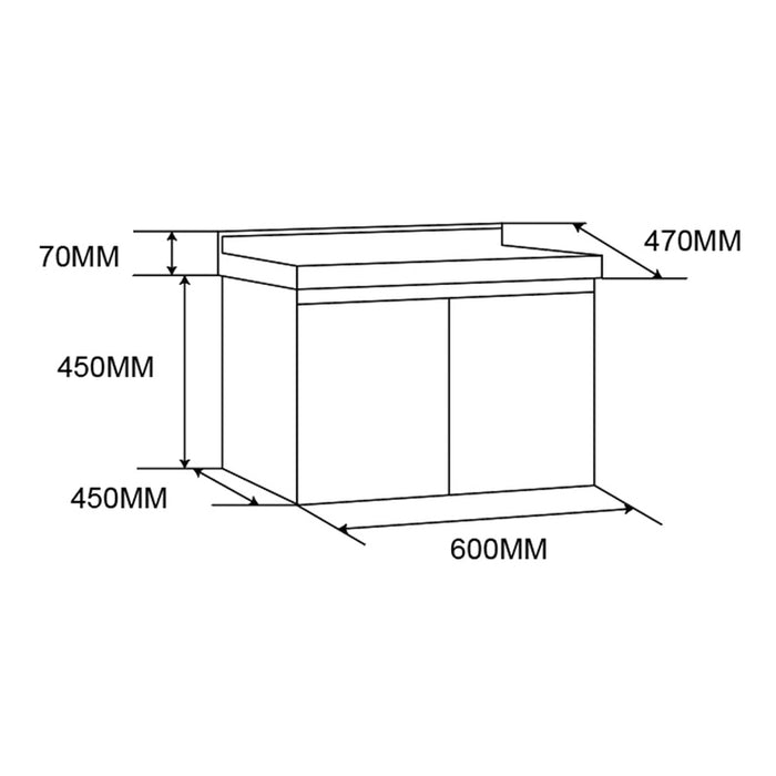 BATHROOM CABINET WITH WASHBASIN FORMA VITA 3018-60/4