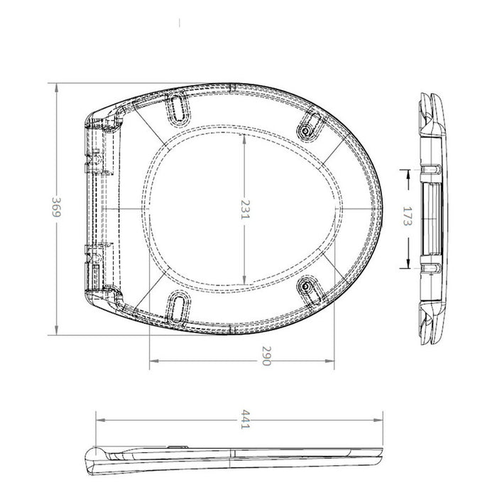 FORMA VITA MADRID SOFT-CLOSE TOILET SEAT