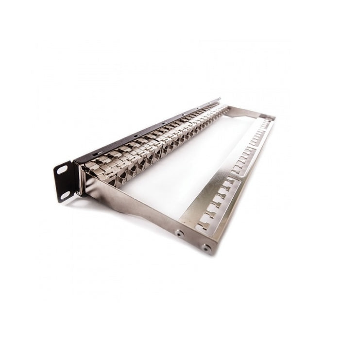 Formrack 19 ’ patch panel FTP Cat. 6A 24xRJ45/s (KEJ-CEA-S-10G) 1U black - Аксесоари<<<FORMRACK<<<FORMRACK<<<PolyComp