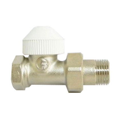 VALVE RADIATOR STRAIGHT FOR THERMO REGULATOR 1/2" FORNARA