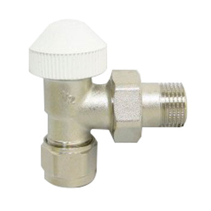 RADIATOR VALVE ANGLE THERMO REGULATOR WITH ADAPTER F16 FORNARA