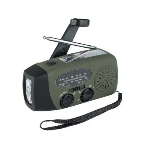 Fosco Emergency Emergency radio with light and power bank Green Black - Radios and boomboxesOAV-RAP<<<Audio-video