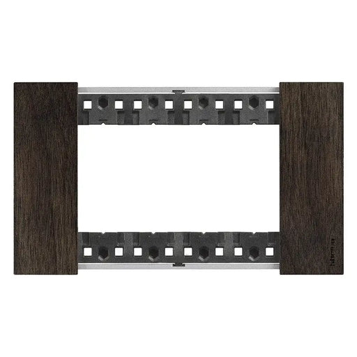 FOUR-MODULE FRAME KA4804LG LIVING NOW BITICINO - WALNUT - Ключове контакти димери и