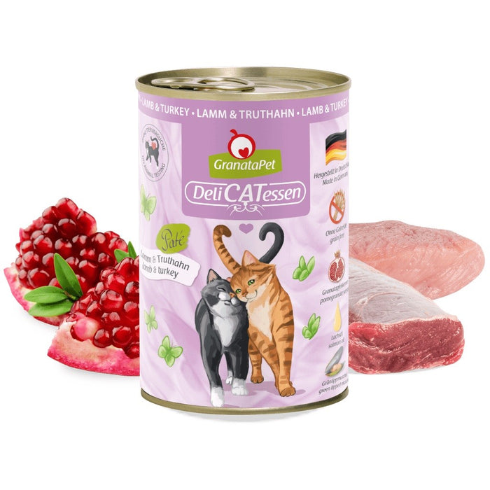 GRANATAPET DeliCATessen Lamb and turkey - wet cat food - 400g