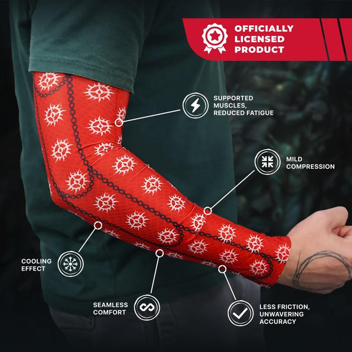 FragOn Diablo 4 Cathedral of Light Red Gaming Sleeve - Size XL