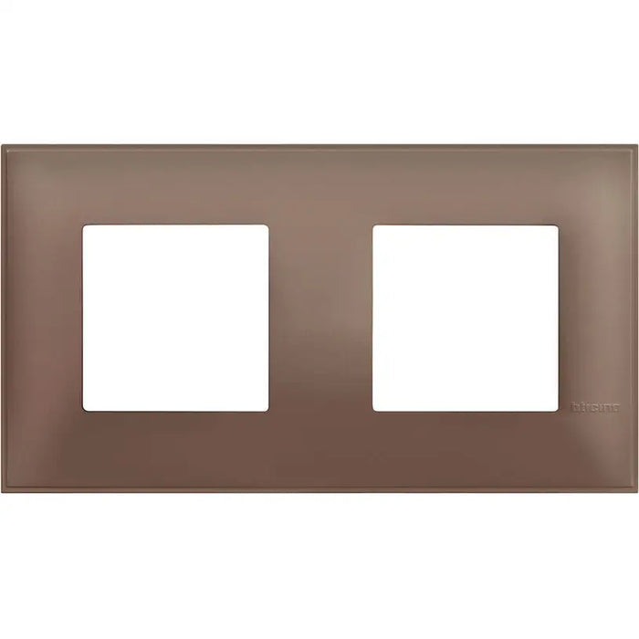 FRAME DOUBLE BROWN MAT BTICINO CLASSIA - Ключове и контакти<<<Електроматериали<<<Praktiker&&&Ключове и