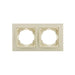 FRAME DOUBLE CREAM NILSON THOR - Ключове и контакти<<<Електроматериали<<<Praktiker&&&Ключове и