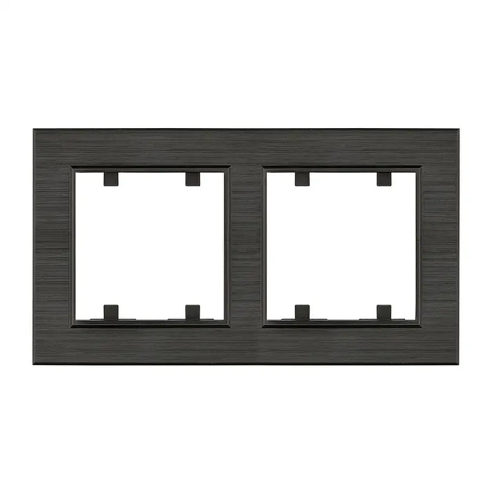 FRAME DOUBLE GRAPHITE MAKEL KAREA LINE - Ключове и контакти<<<Електроматериали<<<Praktiker&&&Ключове и