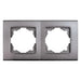 FRAME DOUBLE GRAY VIKO BY PANASONIC Linnera Life - Ключове и контакти<<<Електроматериали<<<Praktiker&&&Ключове и
