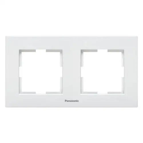 FRAME DOUBLE HORIZONTAL PANASONIC KARRE PLUS - Ключове и контакти<<<Електроматериали<<<Praktiker&&&Ключове и