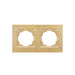 FRAME DOUBLE MAPLE NILSON ALEGRA - Ключове и контакти<<<Електроматериали<<<Praktiker&&&Ключове и