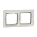 FRAME DOUBLE WHITE GLASS SCHNEIDER SEDNA (SDD360802) - Ключове и контакти<<<Електроматериали<<<Praktiker&&&Ключове и