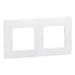 FRAME DOUBLE WHITE LEGRAND NILOE - Ключове и контакти<<<Електроматериали<<<Praktiker&&&Ключове и