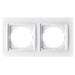 FRAME DOUBLE WHITE NILSON THOR - Ключове и контакти<<<Електроматериали<<<Praktiker&&&Ключове и