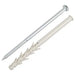 FRAME DOWEL WITH SCREW F10X160MM 4 PCS PRO M - Комплекти дюбели<<<Дюбели<<<Инструменти и железария<<<Praktiker