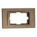FRAME FOR DOUBLE CONTACT BRONZE MONO DESPINA - Ключове и контакти<<<Електроматериали<<<Praktiker&&&Ключове и