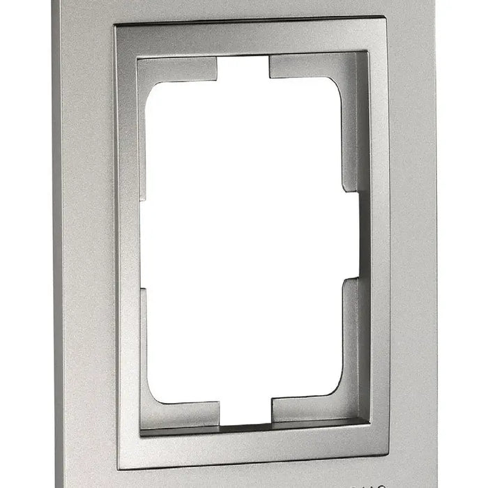 FRAME FOR DOUBLE CONTACT SILVER MONO DESPINA - Ключове и контакти<<<Електроматериали<<<Praktiker&&&Ключове и