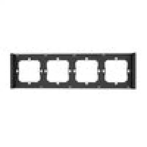 Frame for switch M5 80 quadruple 4-fold SONOFF M5-4C-80-F (graphite/black) - Accessories<<<Smart