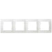 FRAME FOUR HORIZONTAL MAKEL Lilium Natural Kare - Ключове и контакти<<<Електроматериали<<<Praktiker&&&Ключове и