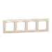 FRAME QUAD CREAM SCHNEIDER SEDNA (SDD312804) - Ключове и контакти<<<Електроматериали<<<Строителни материали<<<Praktiker