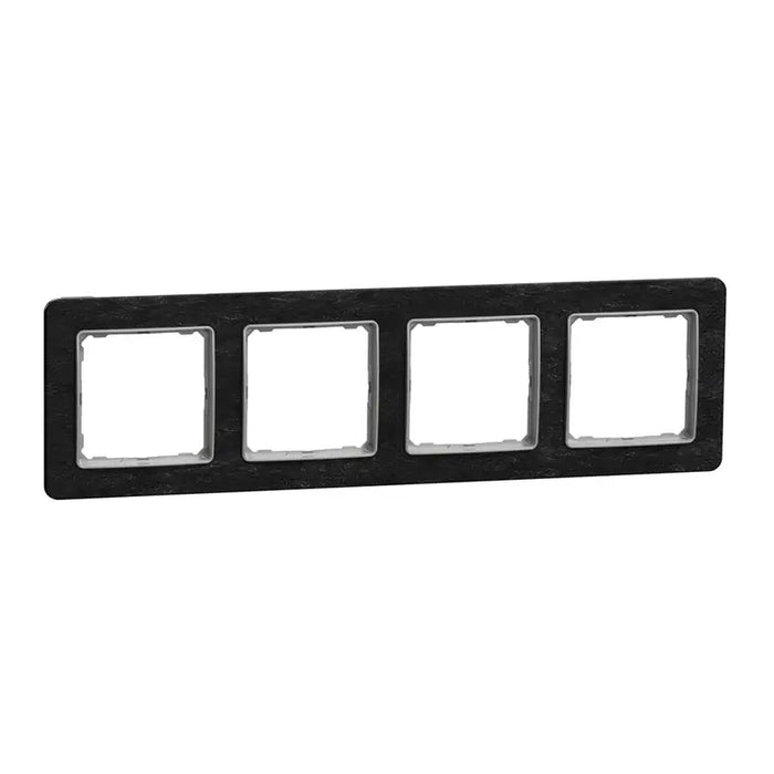 FRAME QUAD VOLCANIC STONE SCHNEIDER SEDNA (SDD391804) - Ключове и контакти<<<Електроматериали<<<Praktiker&&&Ключове и