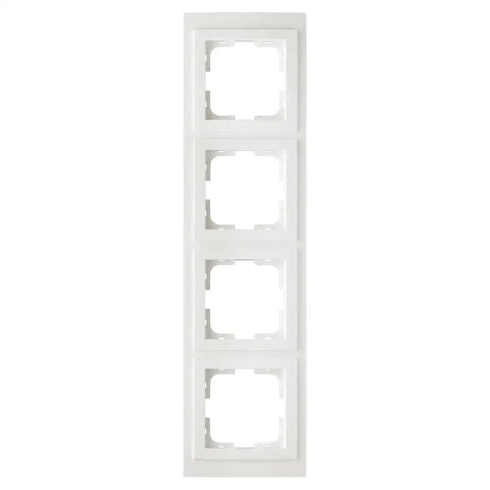 FRAME QUAD WHITE MONO DESPINA - Ключове и контакти<<<Електроматериали<<<Praktiker&&&Ключове и