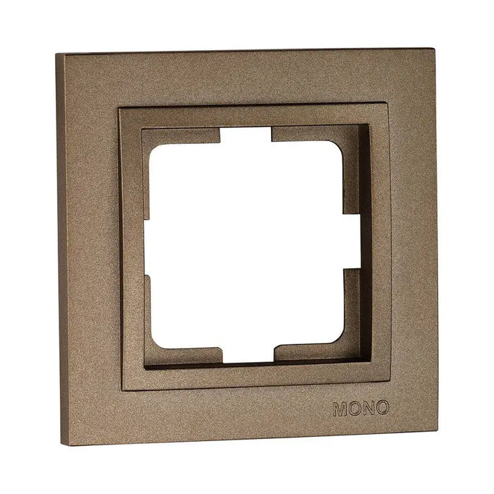 FRAME SINGLE BRONZE MONO DESPINA - Ключове и контакти<<<Електроматериали<<<Praktiker&&&Ключове и