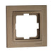 FRAME SINGLE BRONZE MONO DESPINA - Ключове и контакти<<<Електроматериали<<<Praktiker&&&Ключове и