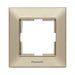 FRAME SINGLE BRONZE PANASONIC Arkedia Slim - Ключове и контакти<<<Електроматериали<<<Praktiker&&&Ключове и