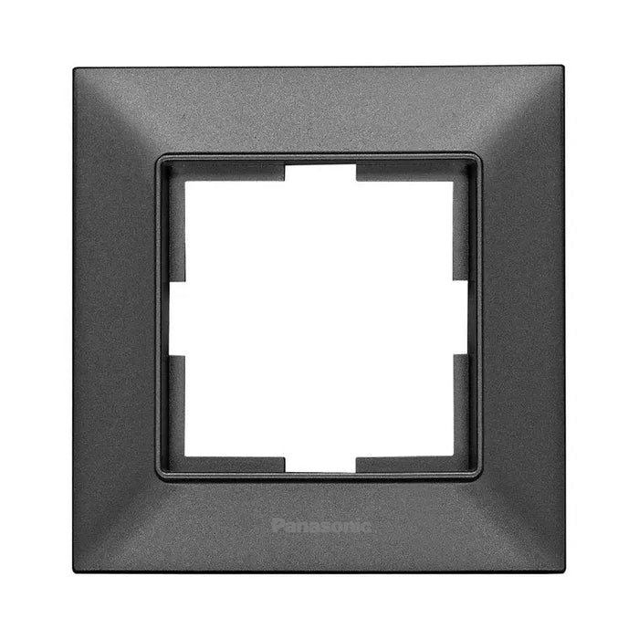 FRAME SINGLE DARK GRAY PANASONIC Arkedia Slim - Ключове и контакти<<<Електроматериали<<<Praktiker&&&Ключове и
