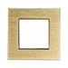 FRAME SINGLE SOLID ALUMINUM GOLD LUXON - Ключове и контакти<<<Електроматериали<<<Praktiker&&&Ключове и