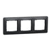 FRAME TRIPLE ANTHRACITE SCHNEIDER SEDNA (SDD314803) - Ключове и контакти<<<Електроматериали<<<Praktiker&&&Ключове и