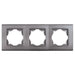 FRAME TRIPLE GRAY VIKO BY PANASONIC Linnera Life - Ключове и контакти<<<Електроматериали<<<Praktiker&&&Ключове и