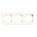 FRAME TRIPLE HORIZONTAL CREAM VIKO BY PANASONIC Rollina - Ключове и контакти<<<Електроматериали<<<Praktiker&&&Ключове и