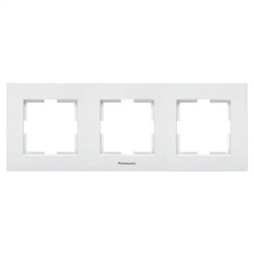 FRAME TRIPLE HORIZONTAL PANASONIC KARRE PLUS - Ключове и контакти<<<Електроматериали<<<Praktiker&&&Ключове и