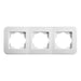 FRAME TRIPLE HORIZONTAL WHITE VIKO BY PANASONIC Rollina - Ключове и контакти<<<Електроматериали<<<Praktiker&&&Ключове и
