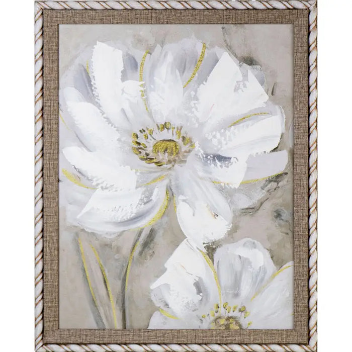 FRAMED PICTURE OF WHITE ANEMONIES - Картини<<<Декорации<<<Мебели и интериор<<<Praktiker