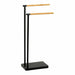 Free-Standing Towel Rack Andrea House ba72130 Black Metal 30 x 20 x 78 cm - Баня<<<Дом Градина<<<BigBuy&&&Завеси и