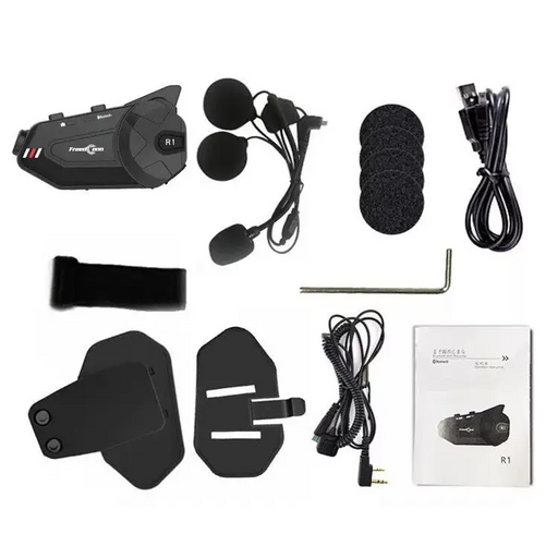 FREEDCONN R1 PLUS E motorcycle intercom Black - Bluetooth headsetsAKG-SBL<<<GSM accessoriesAKG<<<ActionPL