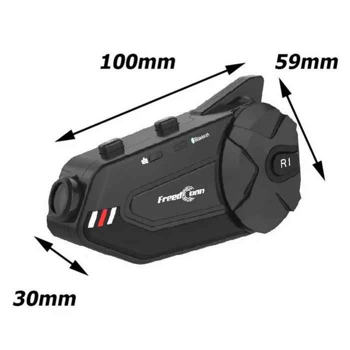 FREEDCONN R1 PLUS E motorcycle intercom Black - Bluetooth headsetsAKG-SBL<<<GSM accessoriesAKG<<<ActionPL